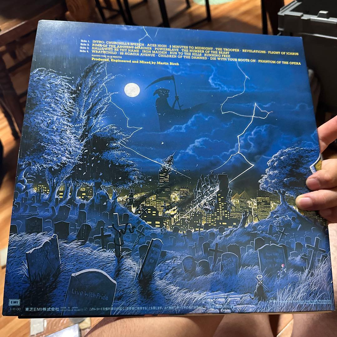 アイアン・メイデン Live After Death レコード