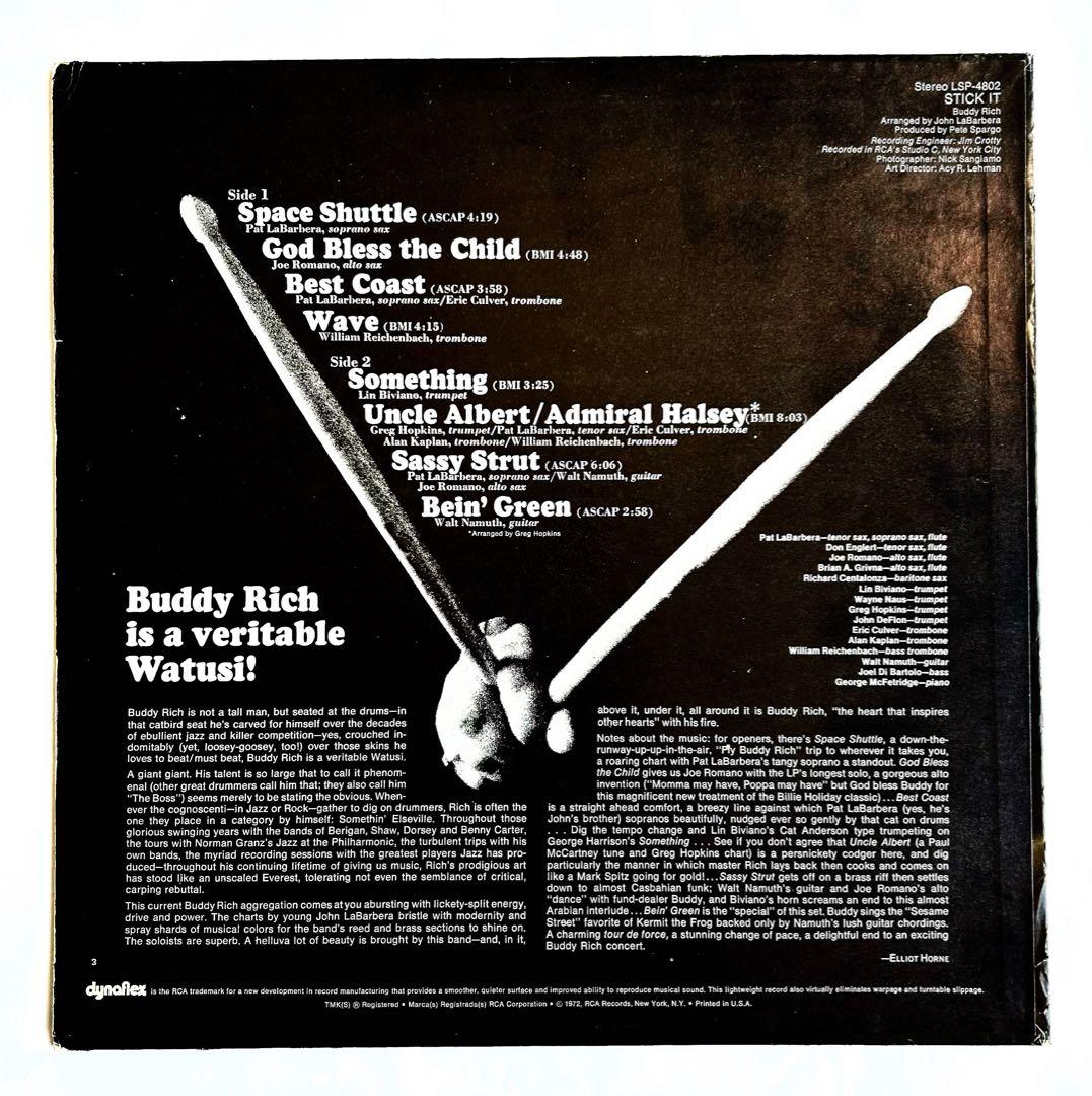 gorilla630様ご成約Buddy Rich+F.of Ditinction