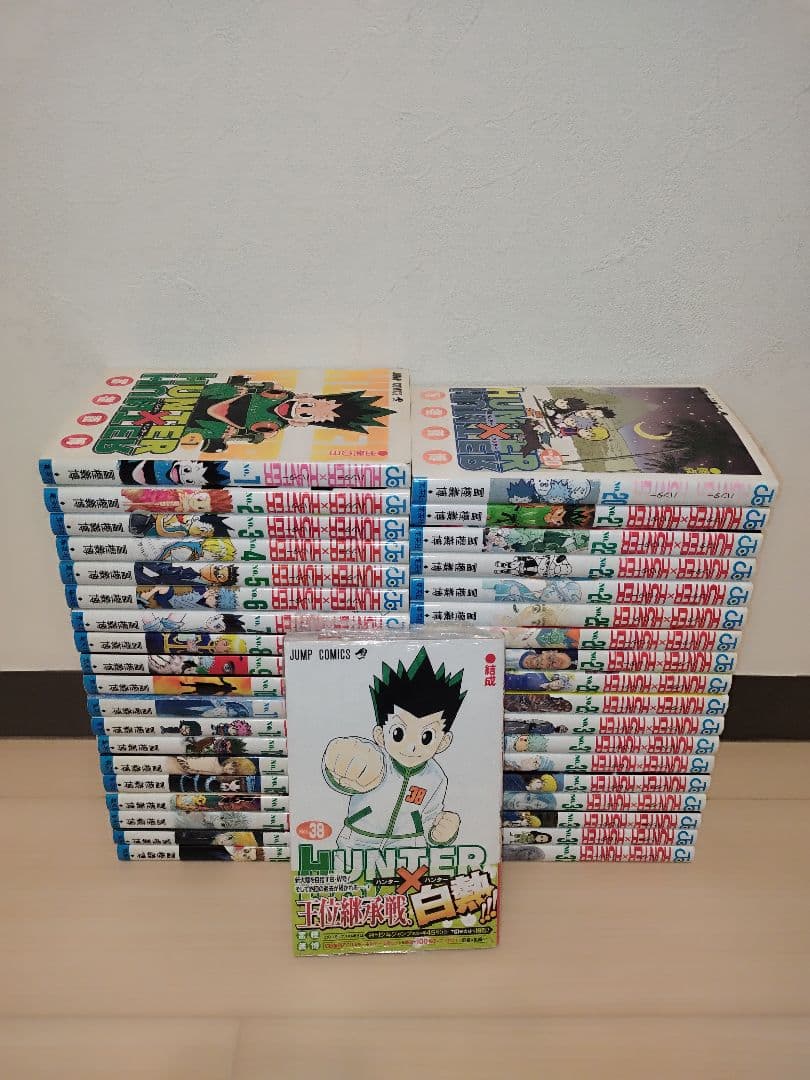24時間以内発送！ハンター×ハンター 全巻セット1巻〜38巻　38巻のみ未開封