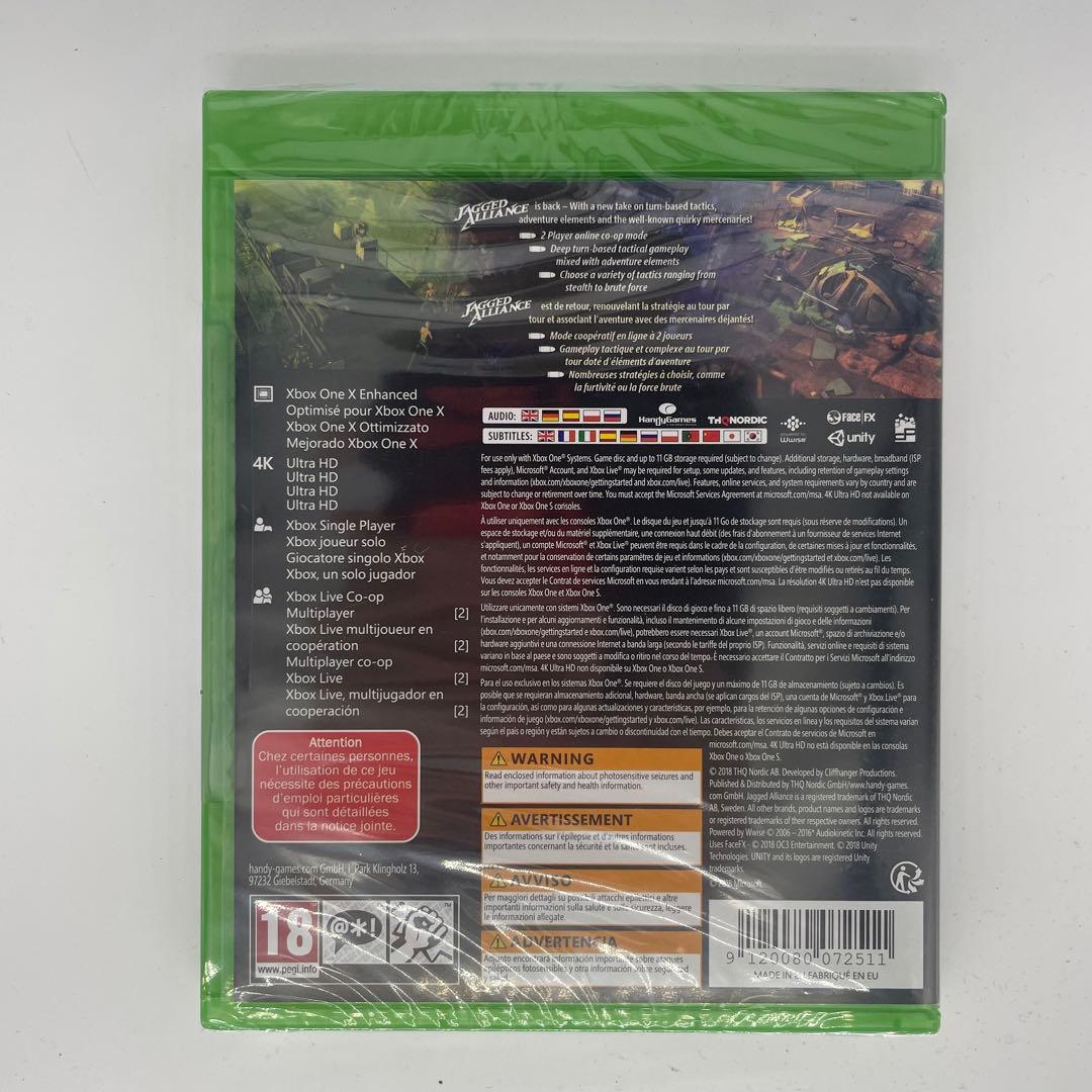 新品　XBOX ONE JAGGED ALLIANCE RAGE!