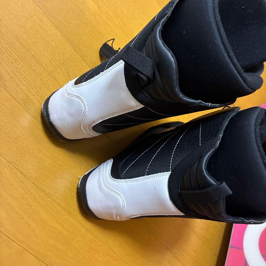カラフルパッチワーク スノーボード ビンディングセット　3点セット靴25.5㎝