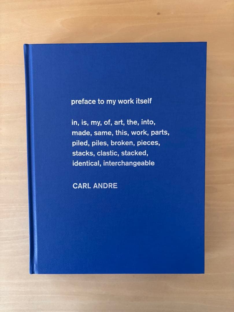 アート・デザイン・音楽 Carl Andre: Sculpture as Place 1958-2010