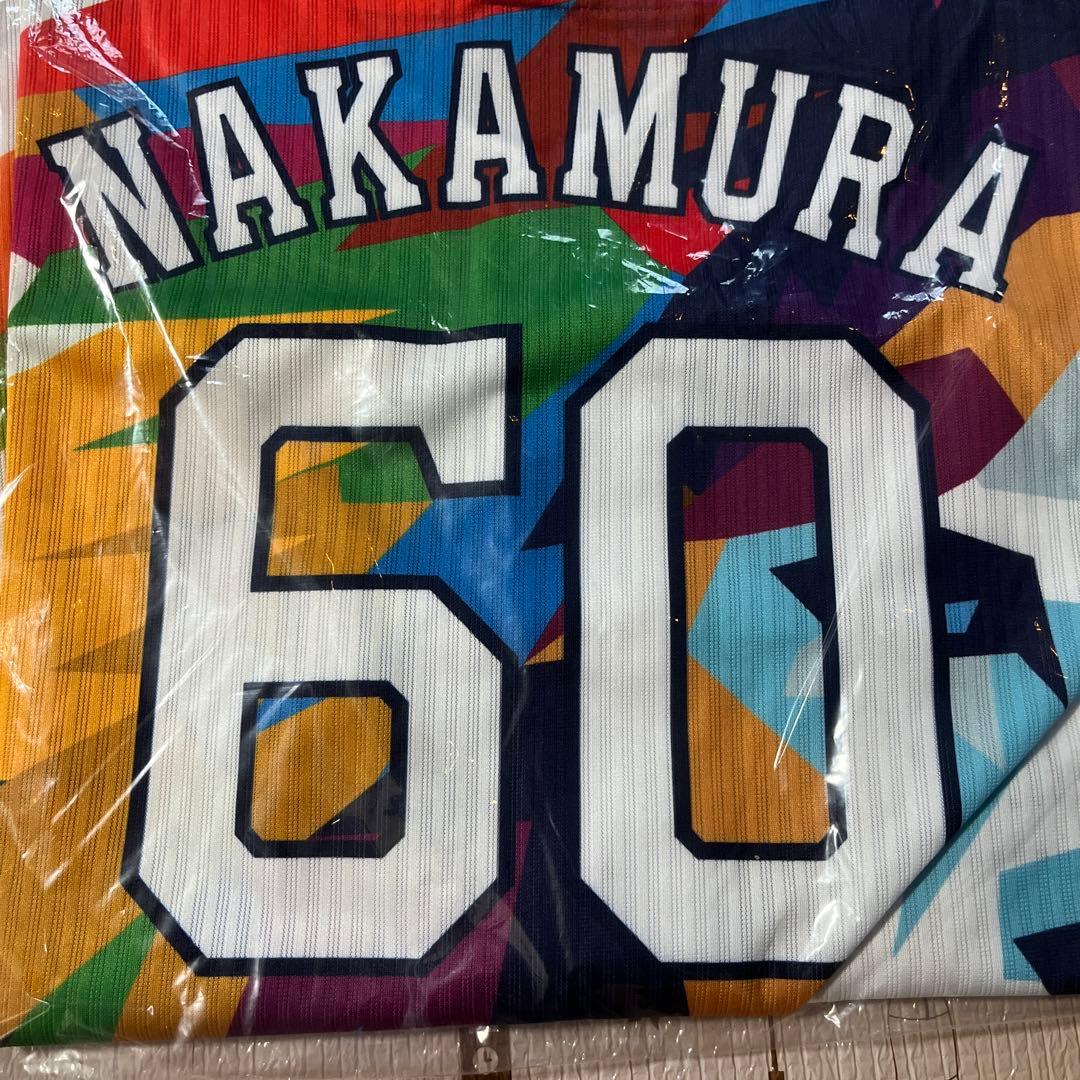 60中村剛也 彩虹レプリカユニフォーム 埼玉西武ライオンズ Lサイズ