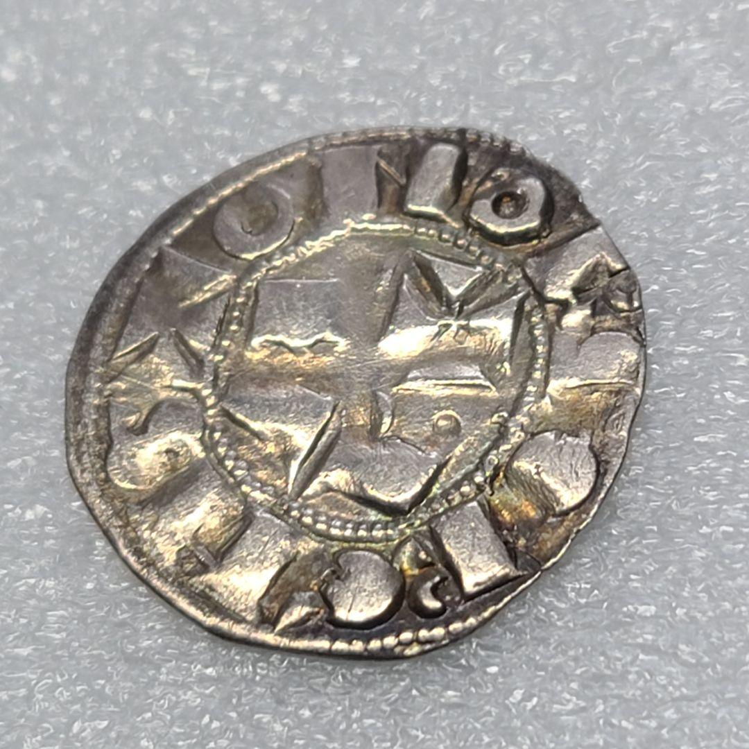 m*i様 4307. 中世ヨーロッパ時代 フランス ベアン領 ディナール銀貨