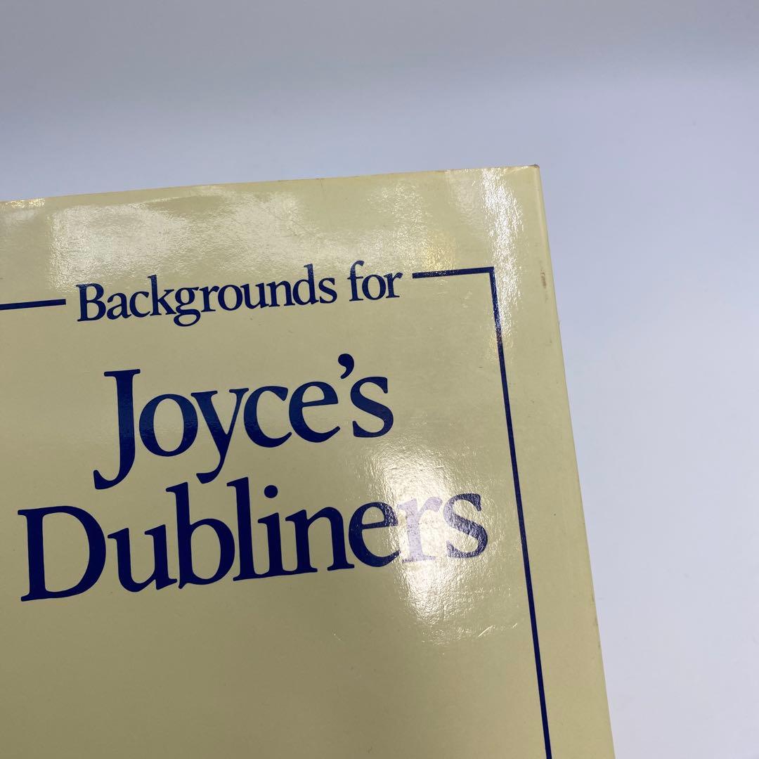 洋書 Backgrounds for Joyce's Dubliners