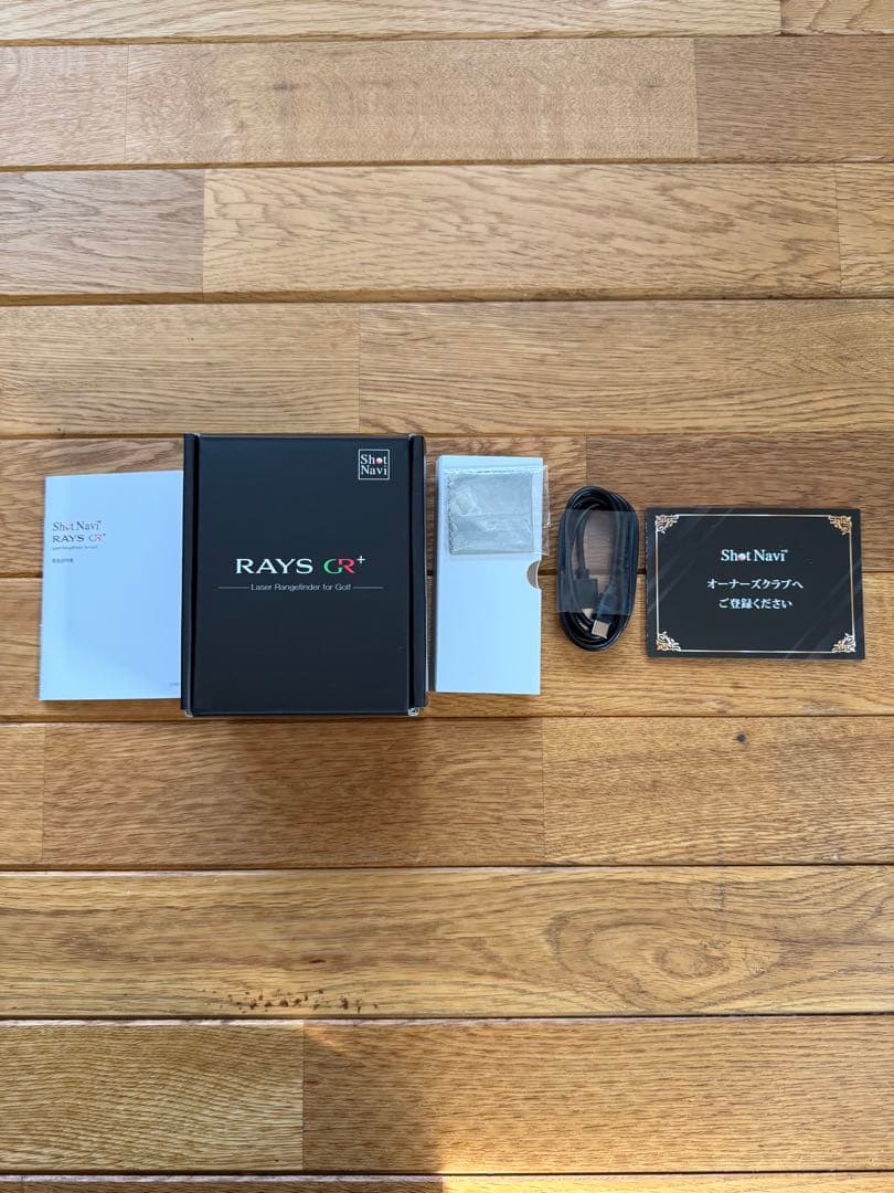 ゴルフ距離計　RAYS GR+ Black ブラック