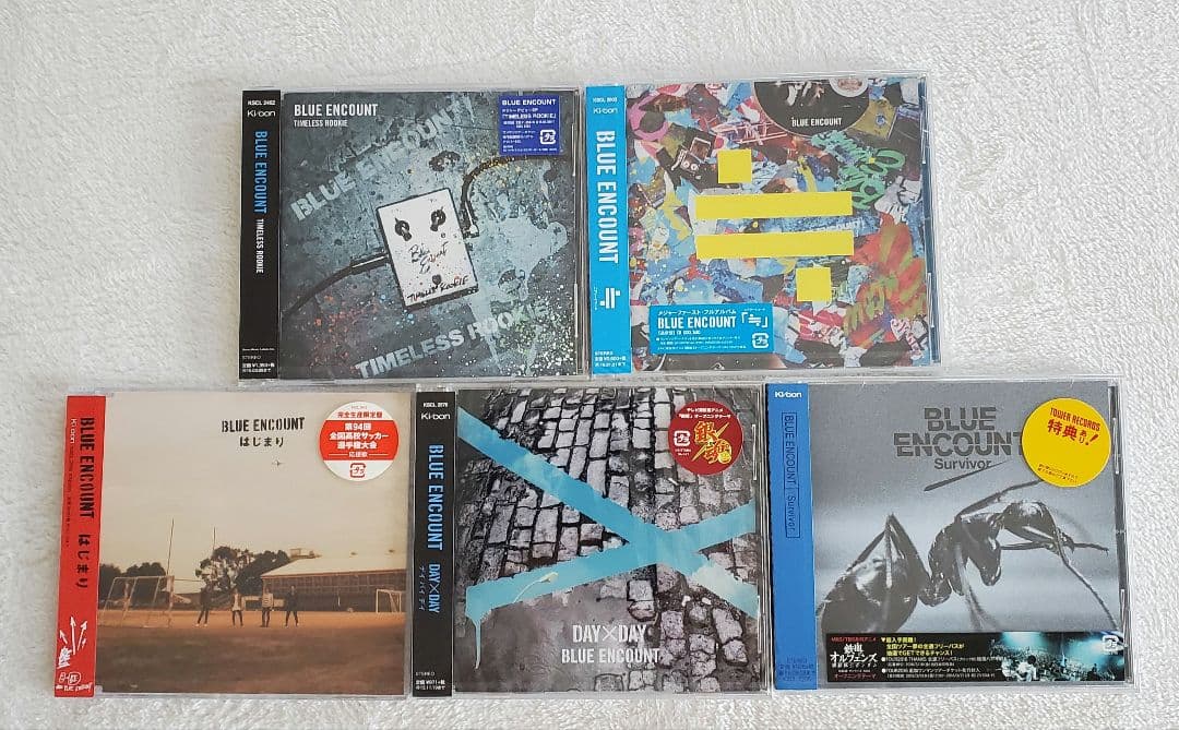 BLUE ENCOUNT　CDまとめ　20枚セット　直筆サイン色紙付き　初回通常