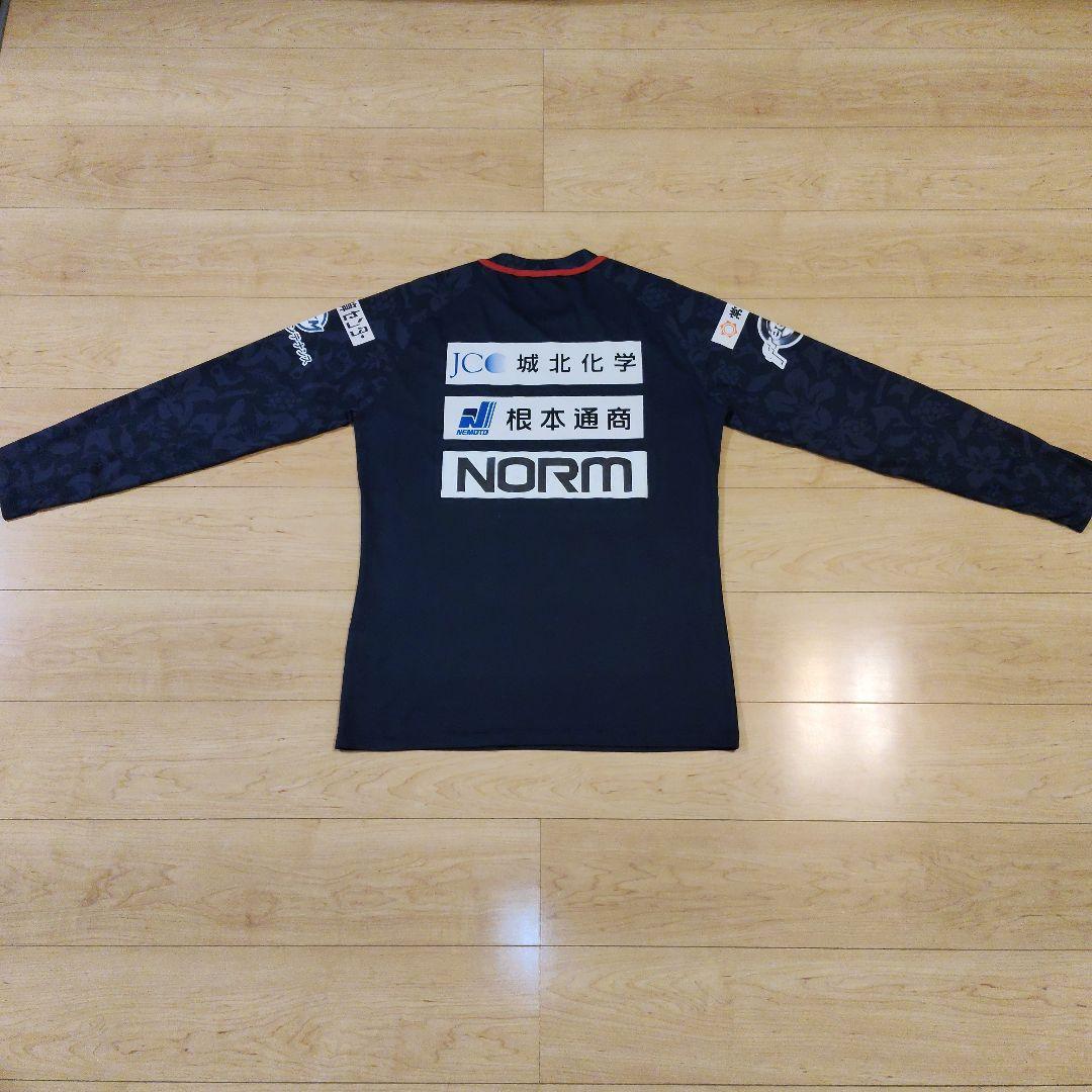 虹鱒です。　XLサイズ【いわきFC】長袖 プラクティスシャツ 非売品 選手