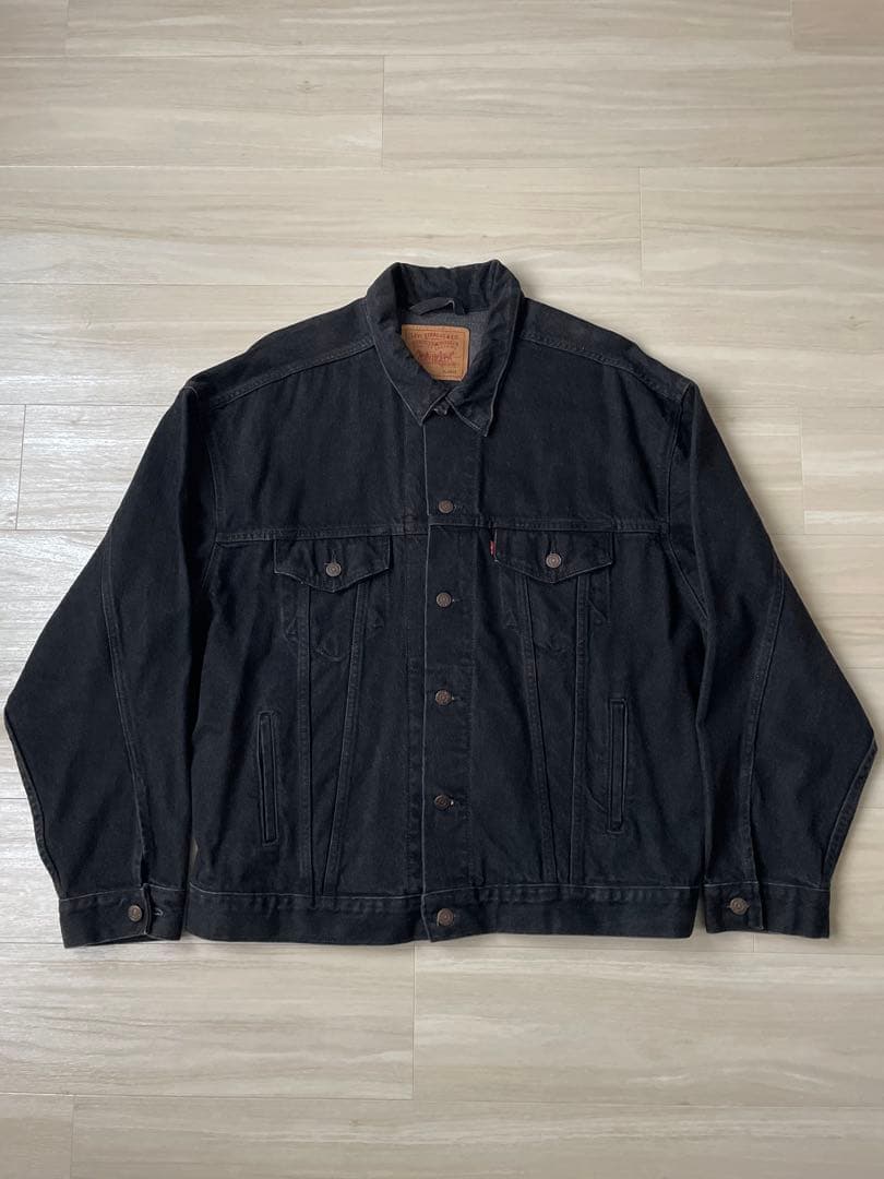 90s リーバイス USA製 70507-4159 Gジャン 黒 ブラック 美品
