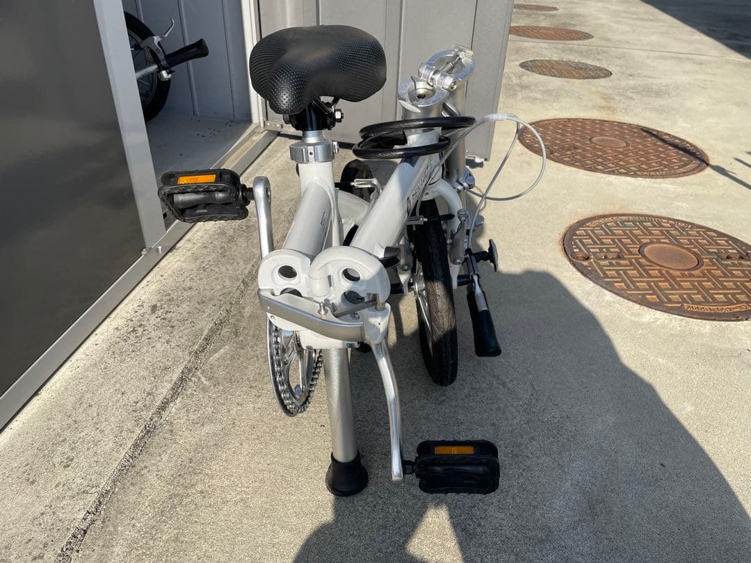 Renault light8 折りたたみ自転車ホワイト　手渡し希望