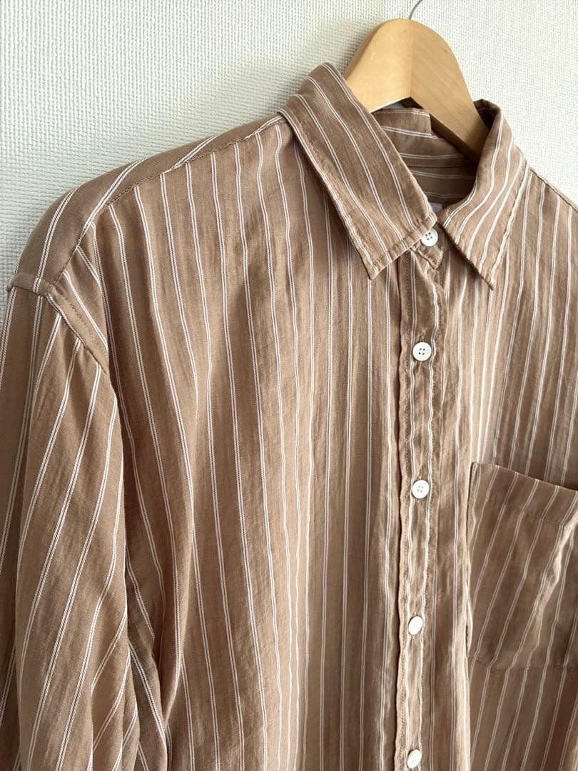 【JOURNAL STANDARD relume】ダブルストライプソフトシャツ