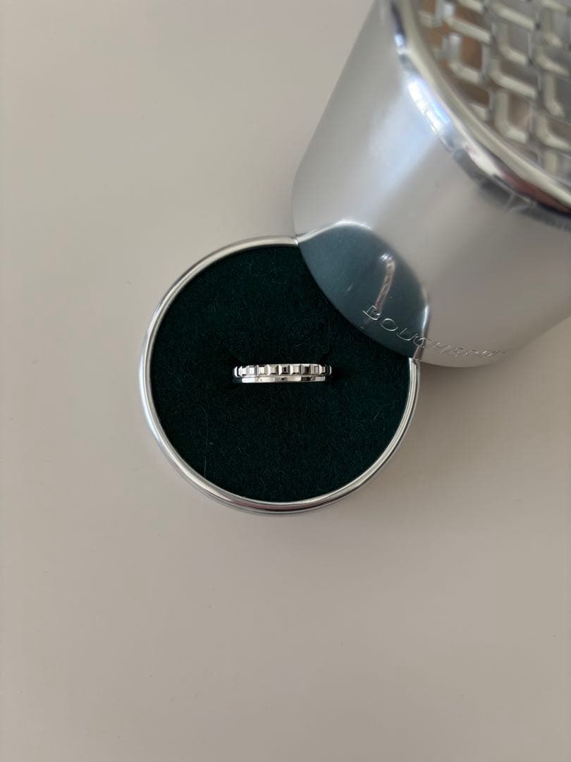極美品 BOUCHERON キャトル ラディアント ハーフ WG リング #62