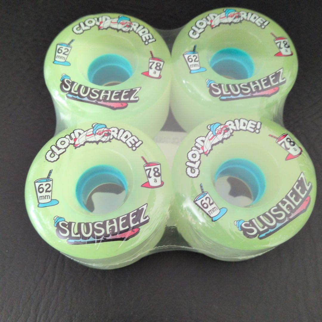 スケートボード CLOUD RIDE SLUSHEEZ 62mm 78A Lime