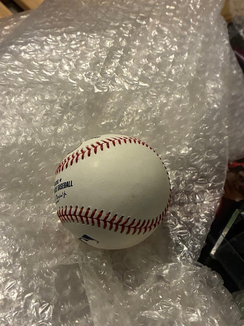 2018年MLBデビュー　大谷翔平　額縁付き直筆サインボール