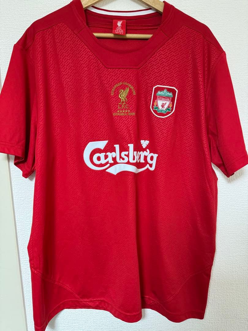 リバプール 2005 UEFAチャンピオンズリーグシャツ レッド