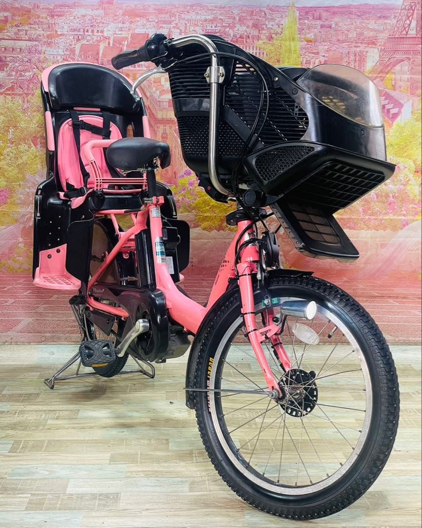 ZK3489 電動自転車 ブリヂストン アンジェリーノ 子供乗せ 20インチ