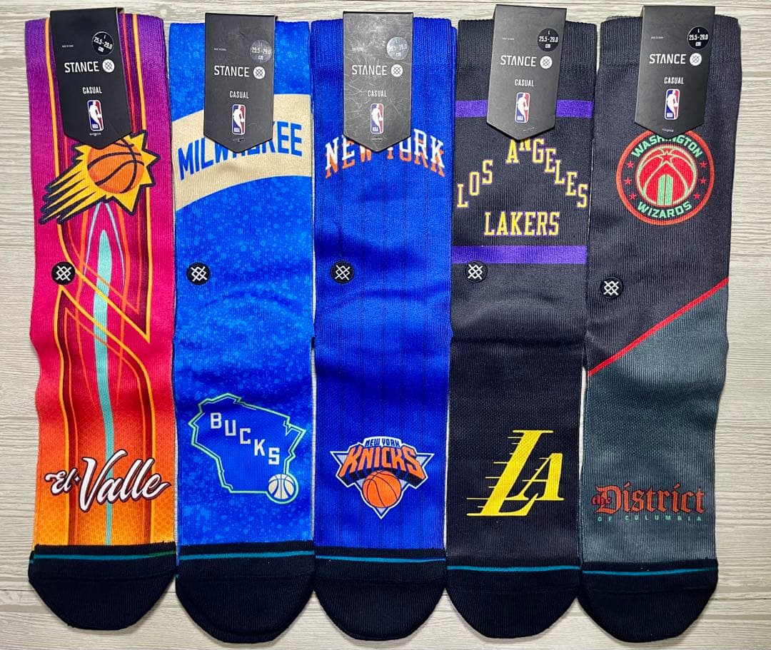 STANCE NBA チームソックス 5足セット 新品未使用