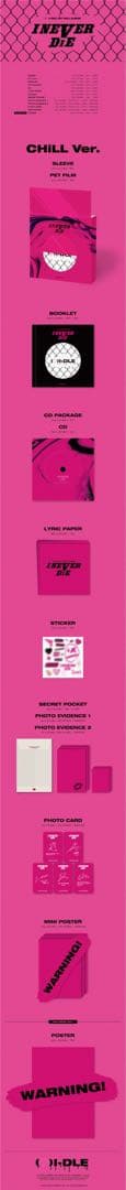 (G)I-DLE I NEVER DIE CHILL Ver. 新品未開封