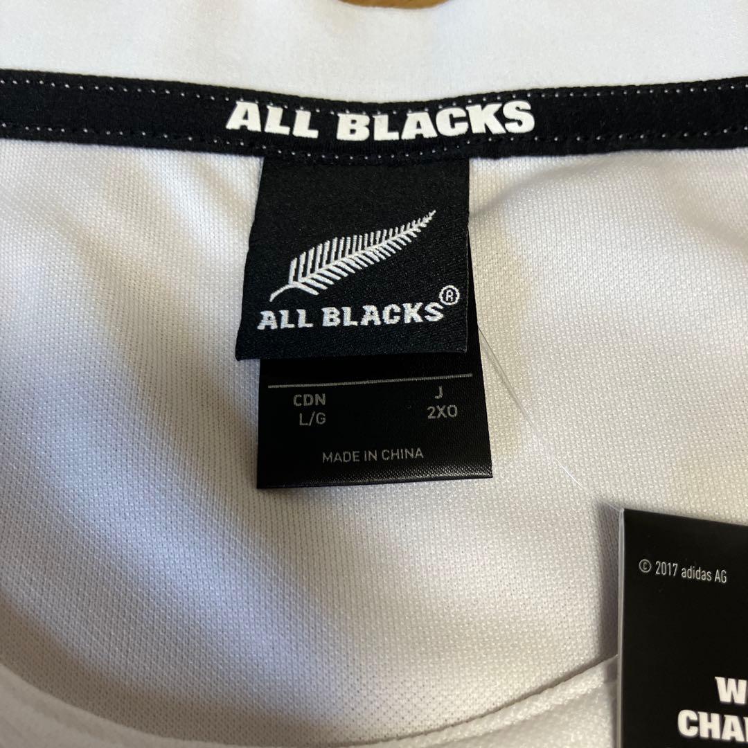 ラグビーワールドカップ2019 アディダス オールブラックス　tシャツ　ホワイト