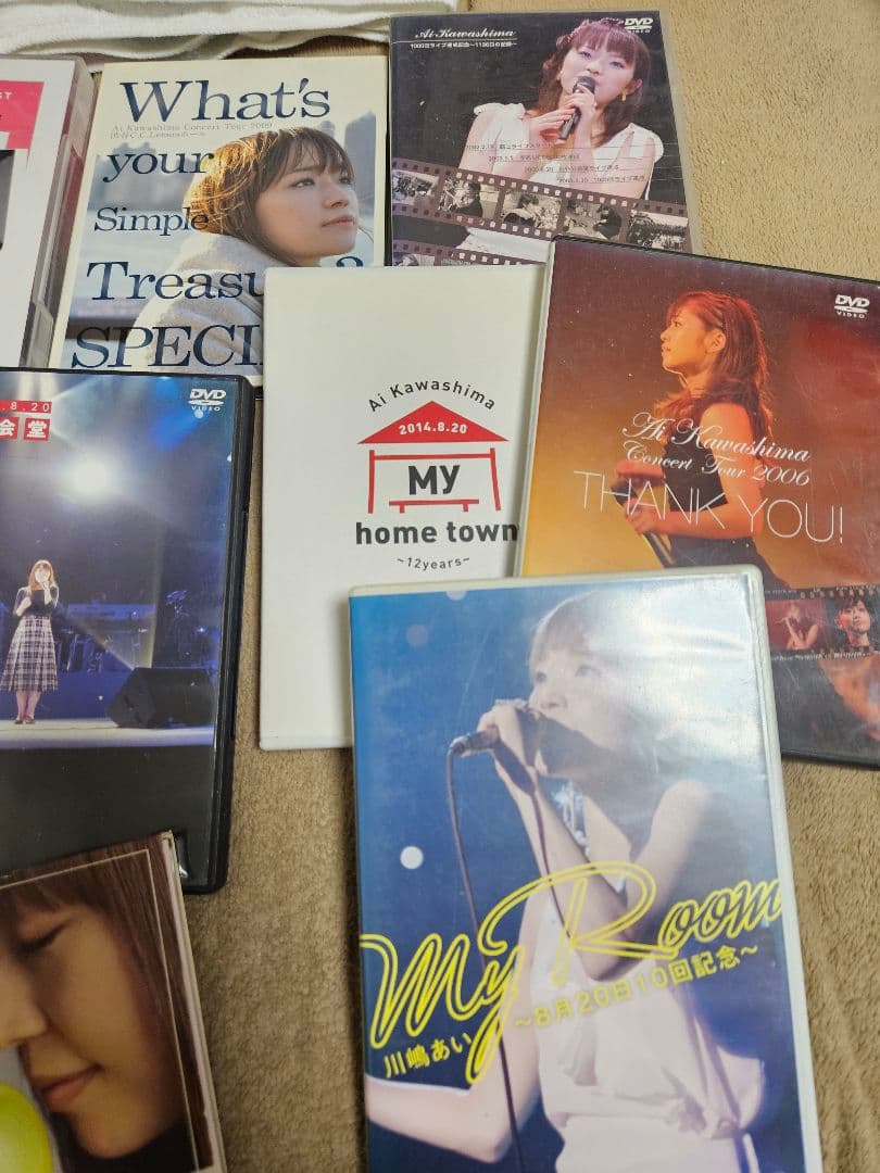 川嶋あい　ファンクラブ　グッズ　DVD CD 　サイン入りTシャツ　タオル