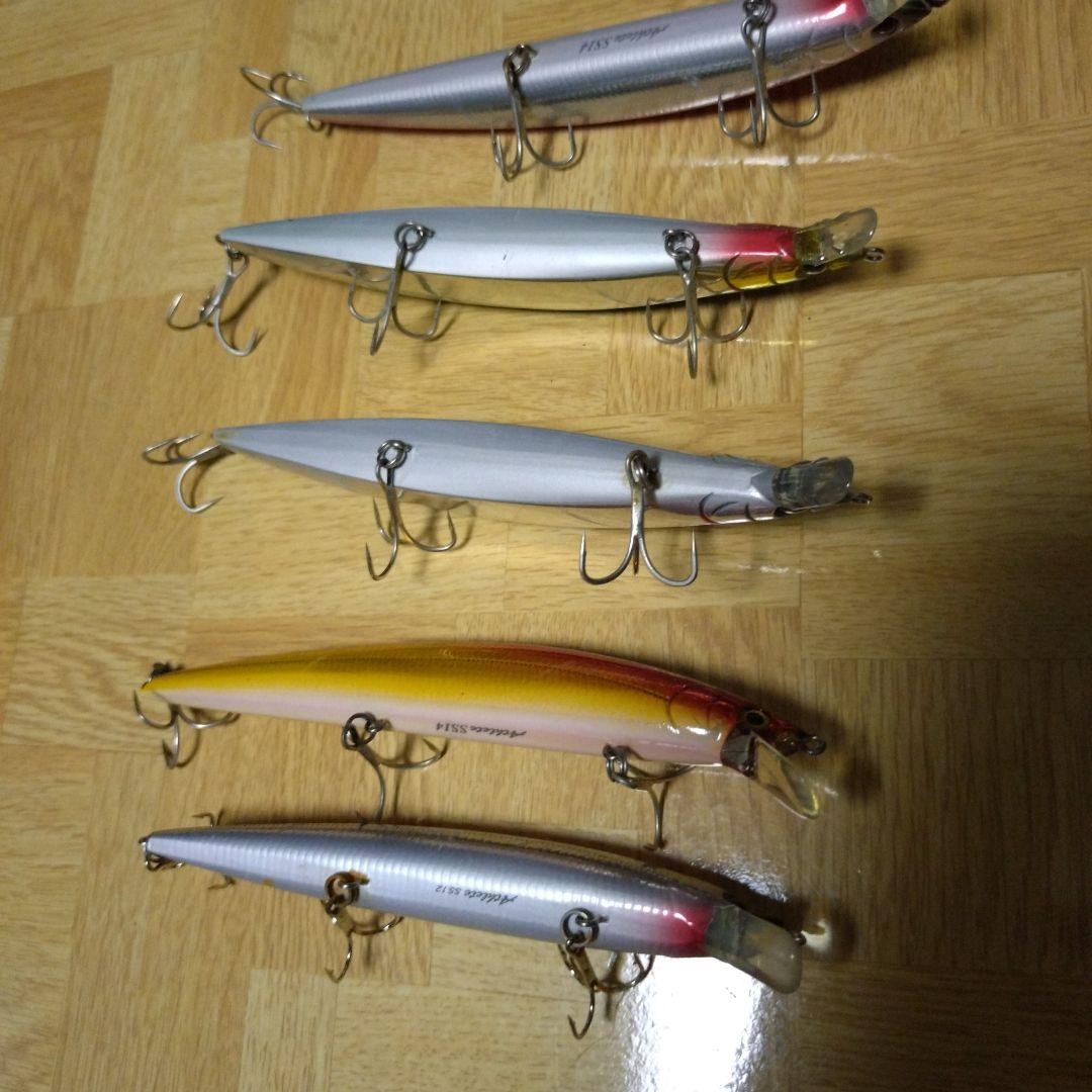 ジャクソンアスリート・タイドミノーその他　計10本ケースセット売り