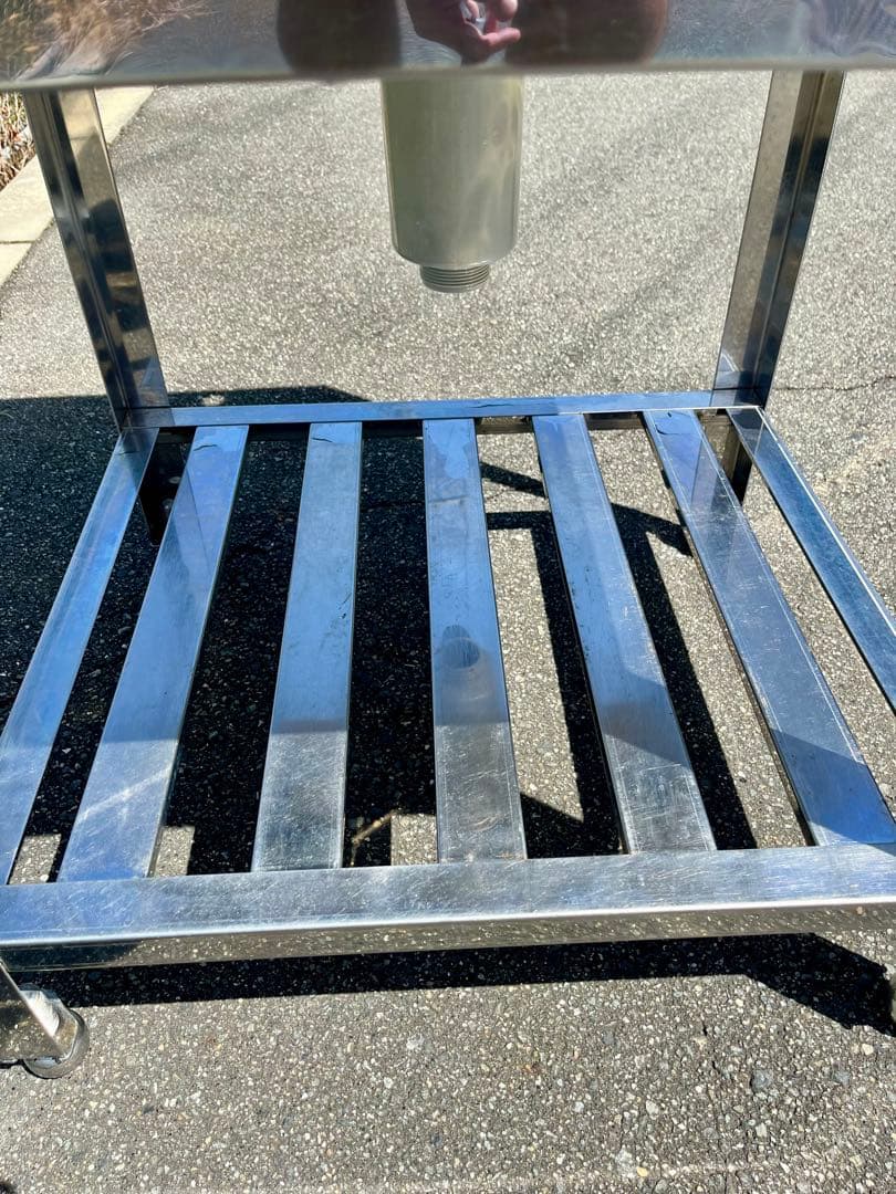 ステンレス1槽シンク　流し台　600×600×800/890
