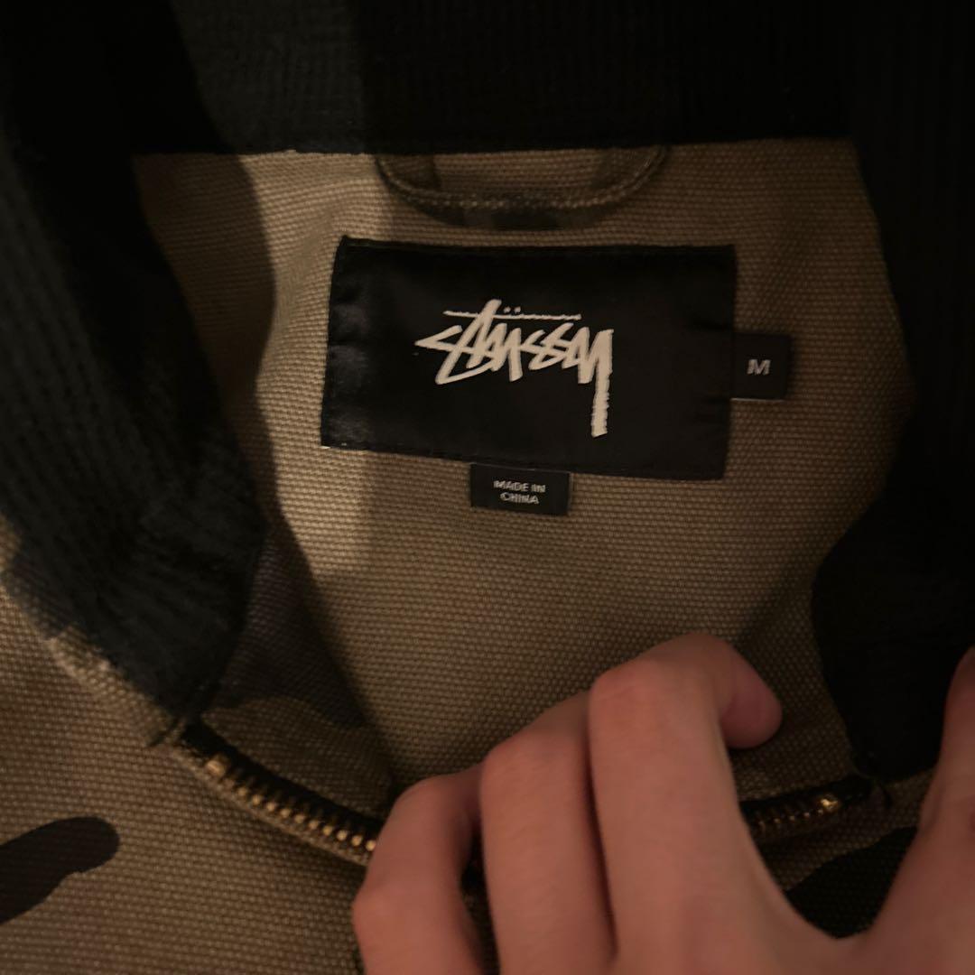 stussy アクティブジャケット　迷彩　希少　短丈