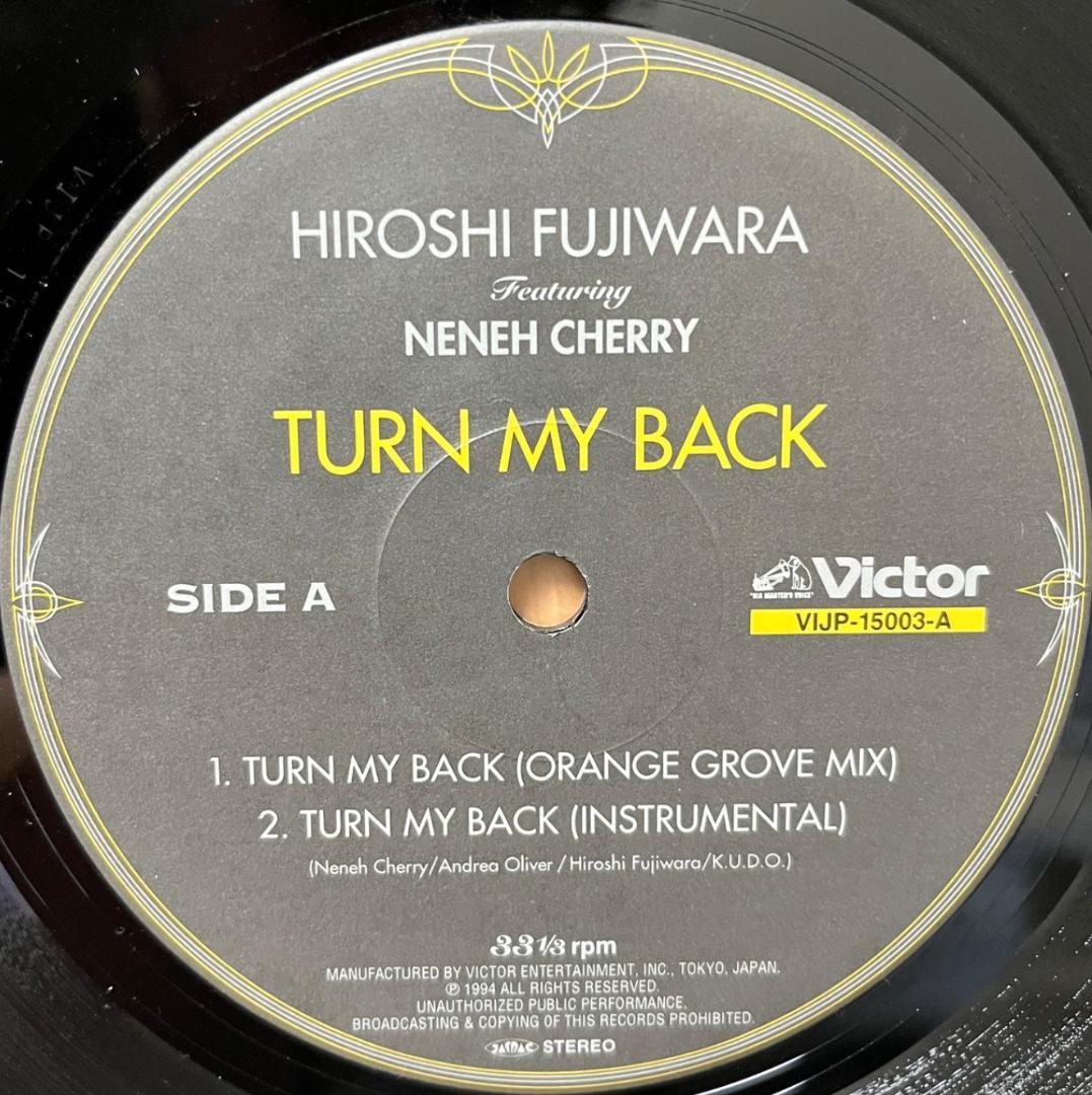 邦楽 HIROSHI FUJIWARA TURN MY BACK