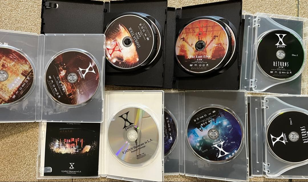 【kozy1124】X JAPAN ライブDVDセット