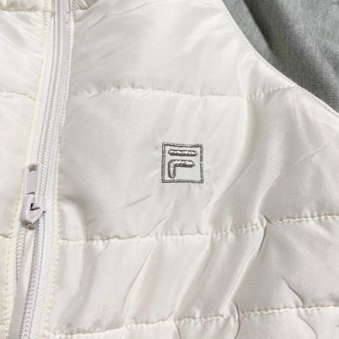 限定【極美品】FILA GOLF 撥水 中綿キルティング切り替えブルゾン ウエア