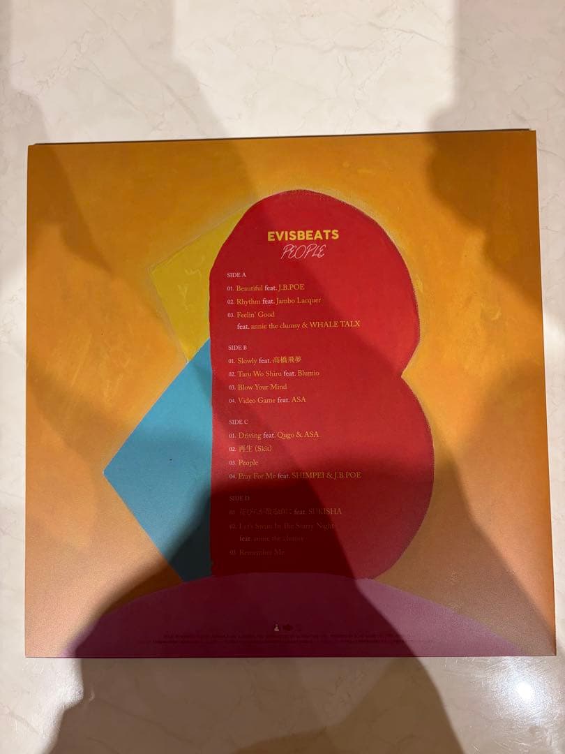 新品未使用盤EVISBEATS People 12曲収録 レコード