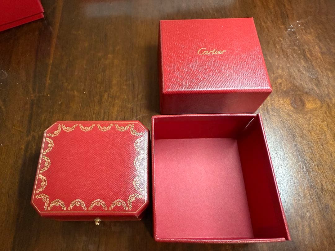 Cartierジュエリーケース 2点セット（ネックレスピアス用）