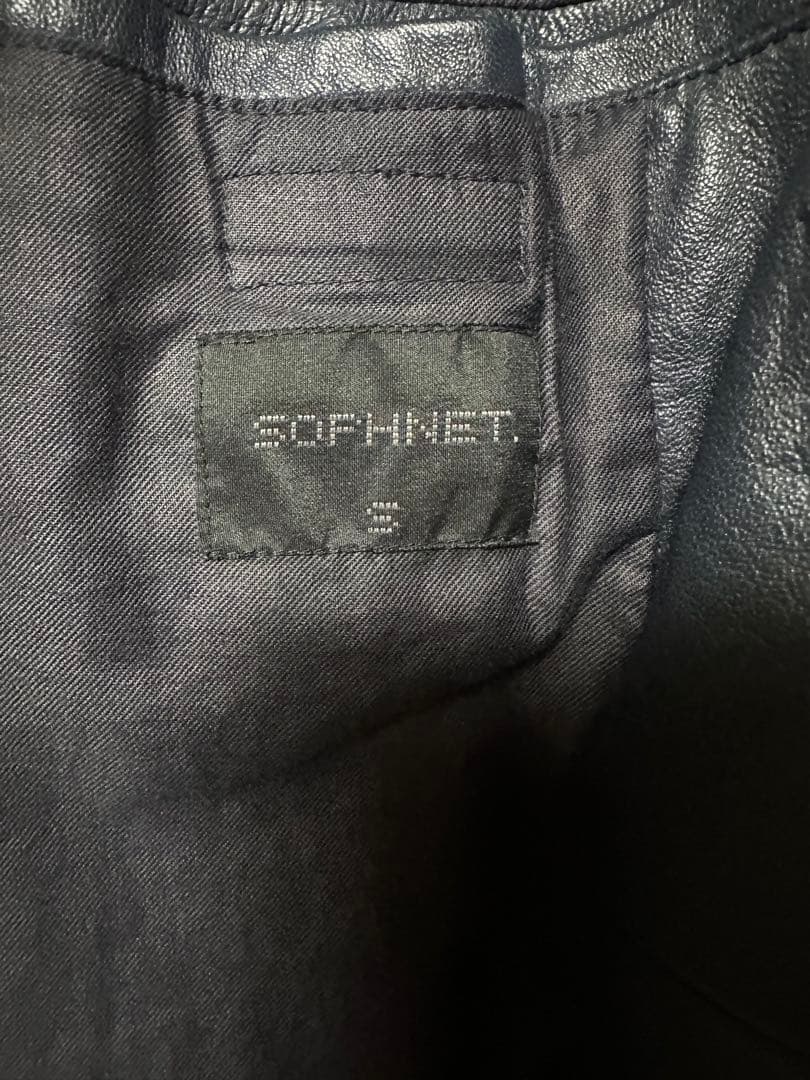 SOPHNET. レザージャケット S