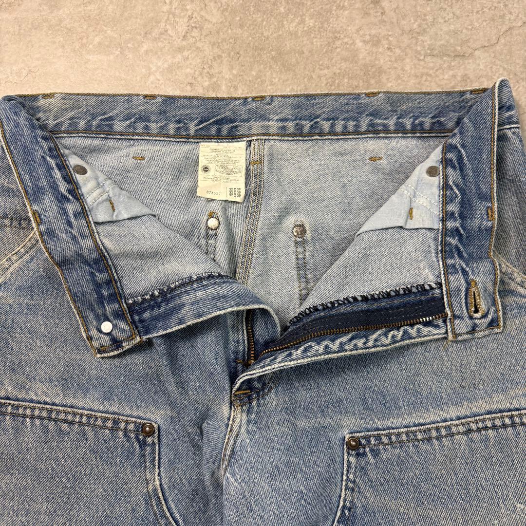 希少USA製■カーハート【W32】ダブルニー ペインター デニムパンツ 雰囲気◎