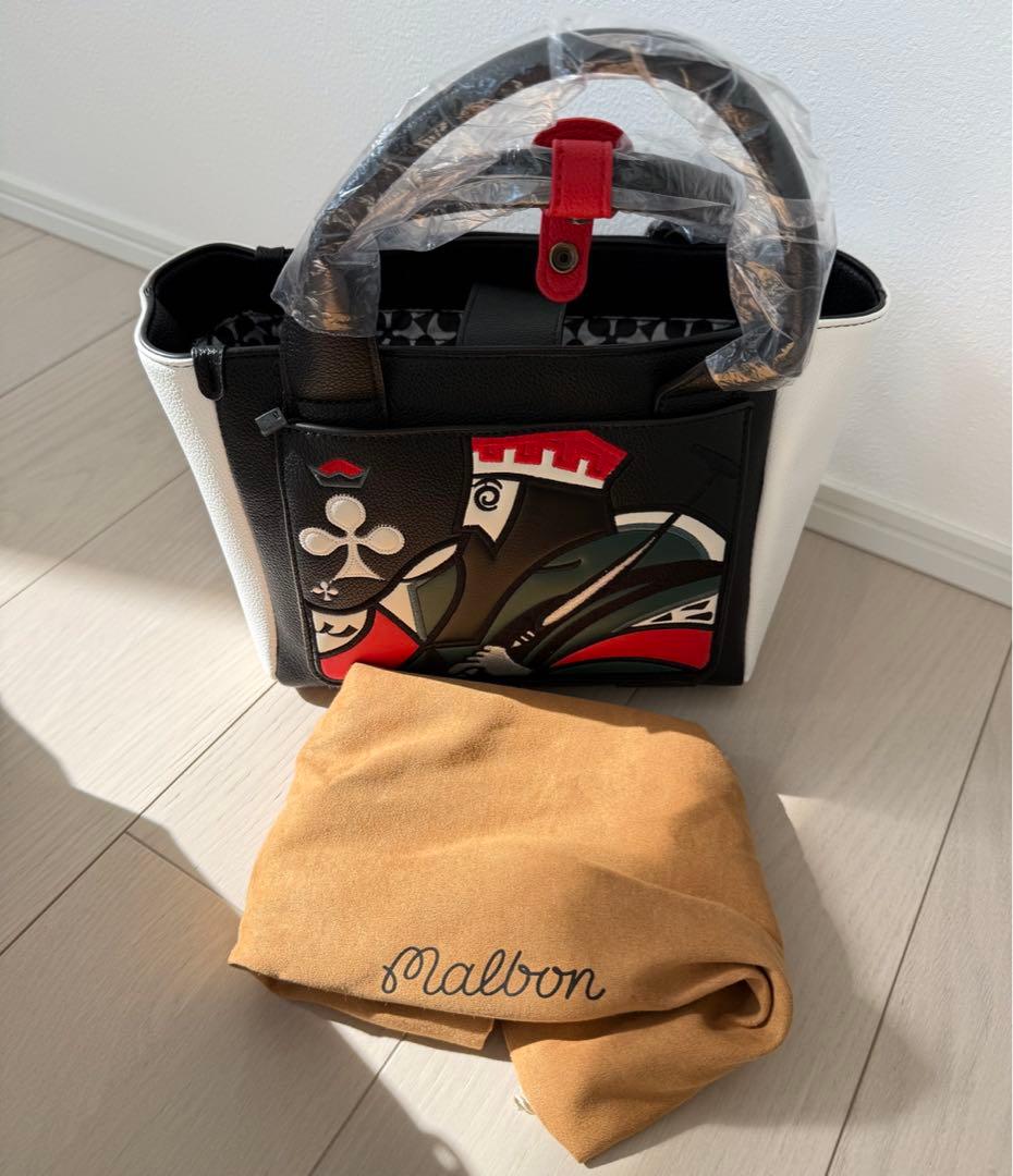 即日発Malbon Golf トートバッグ ゴルフバッグ2WAY ショルダー付
