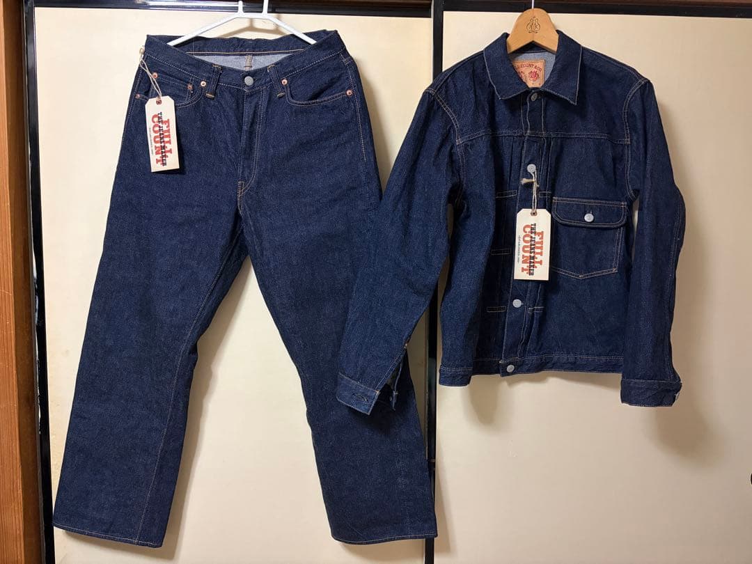 フルカウント デニムセットアップ・L2107XX(38)&L0105XX(31)