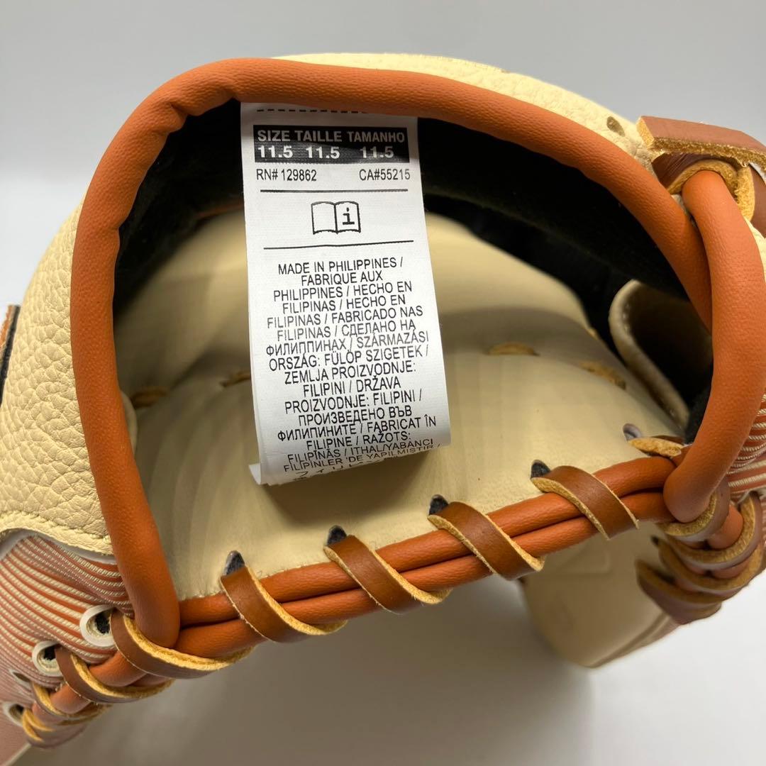 【新品】NIKE 軟式グローブ 左投げ 内野用 11.5インチ BA2006