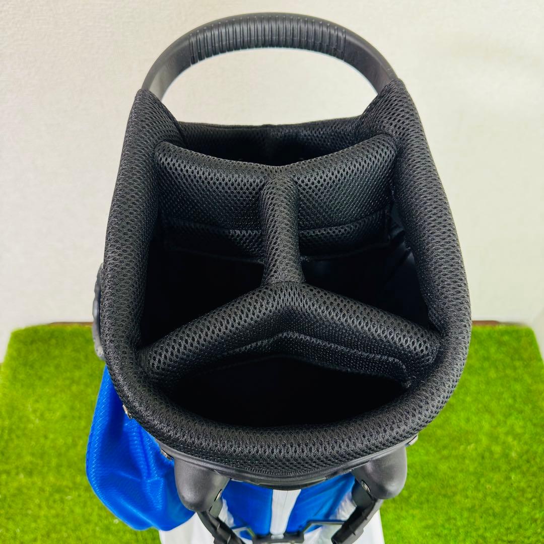 【新品】SRIXON スタンド ダブルショルダー キャディバッグ 青