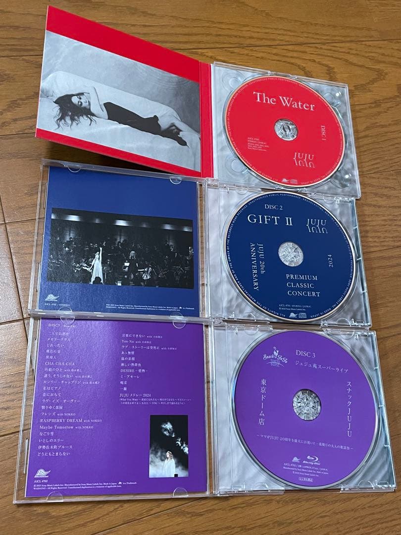 JUJU The Water 完全生産限定盤 CD+Blu-ray