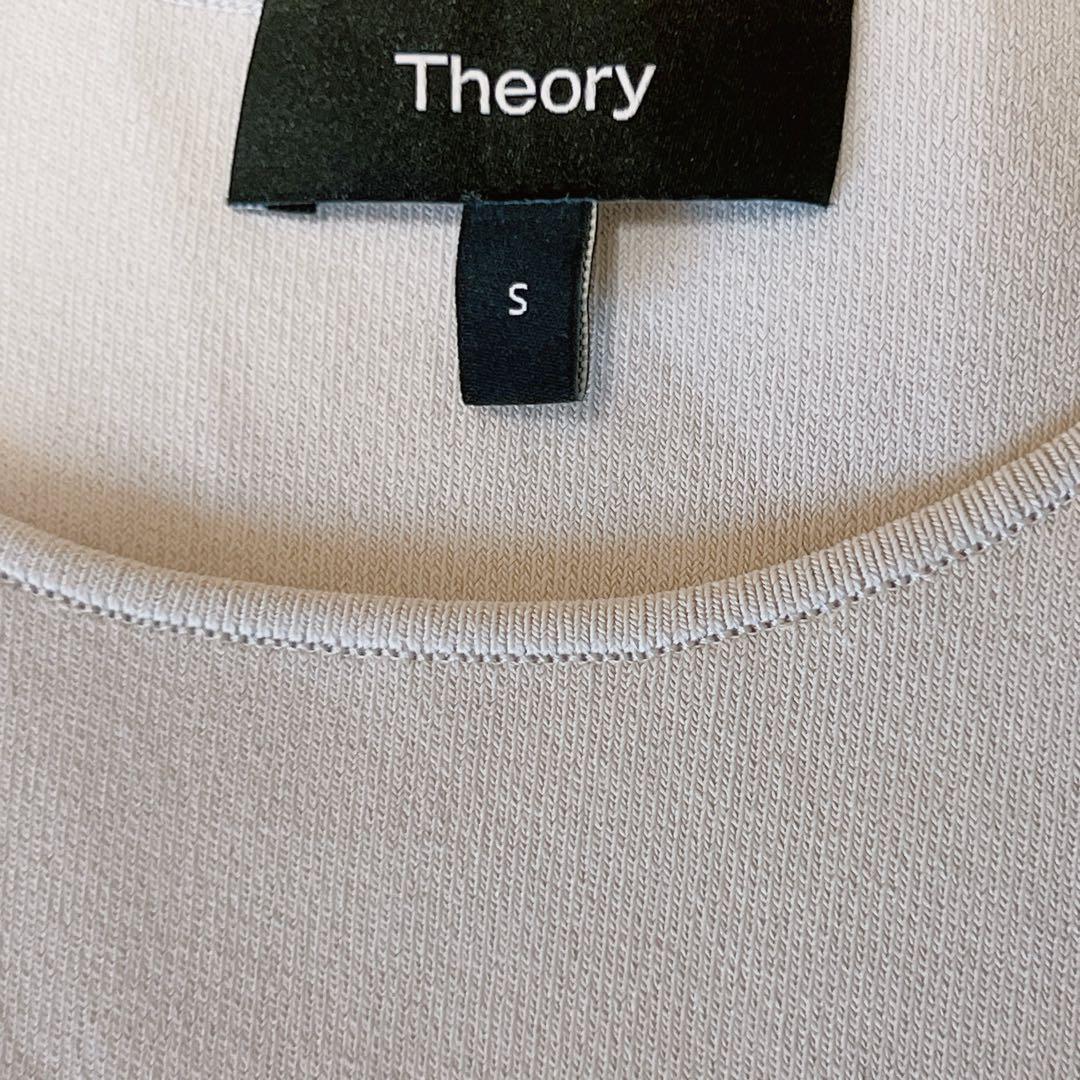 Theory ワンピース　ドレス　ノースリーブ　25SS サテンプリーツ