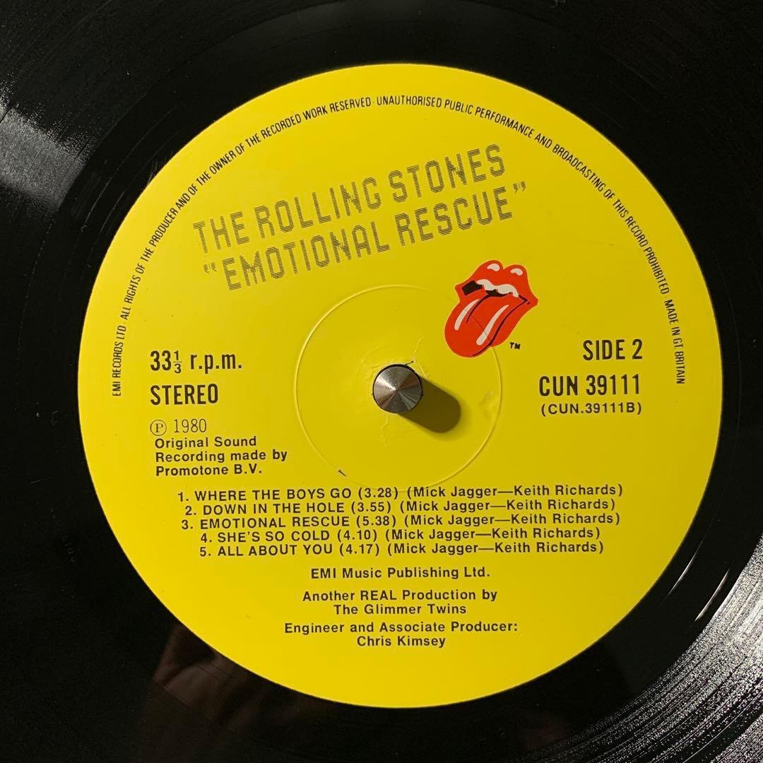 Rolling Stones / Emotional Rescue UK盤LP