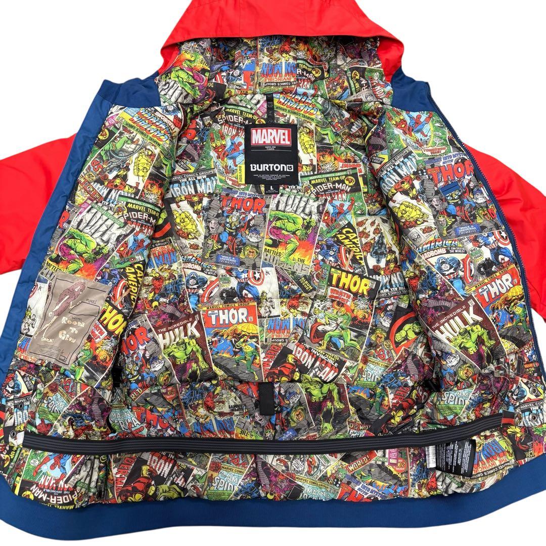 【即日発送 極美品】バートン マーベル スパイダーマン キッズスノーボードウェア
