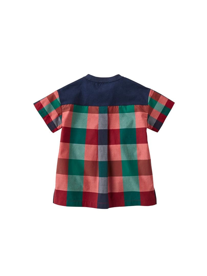【今季】ファミリア♡ チェック ポロシャツ Tシャツ