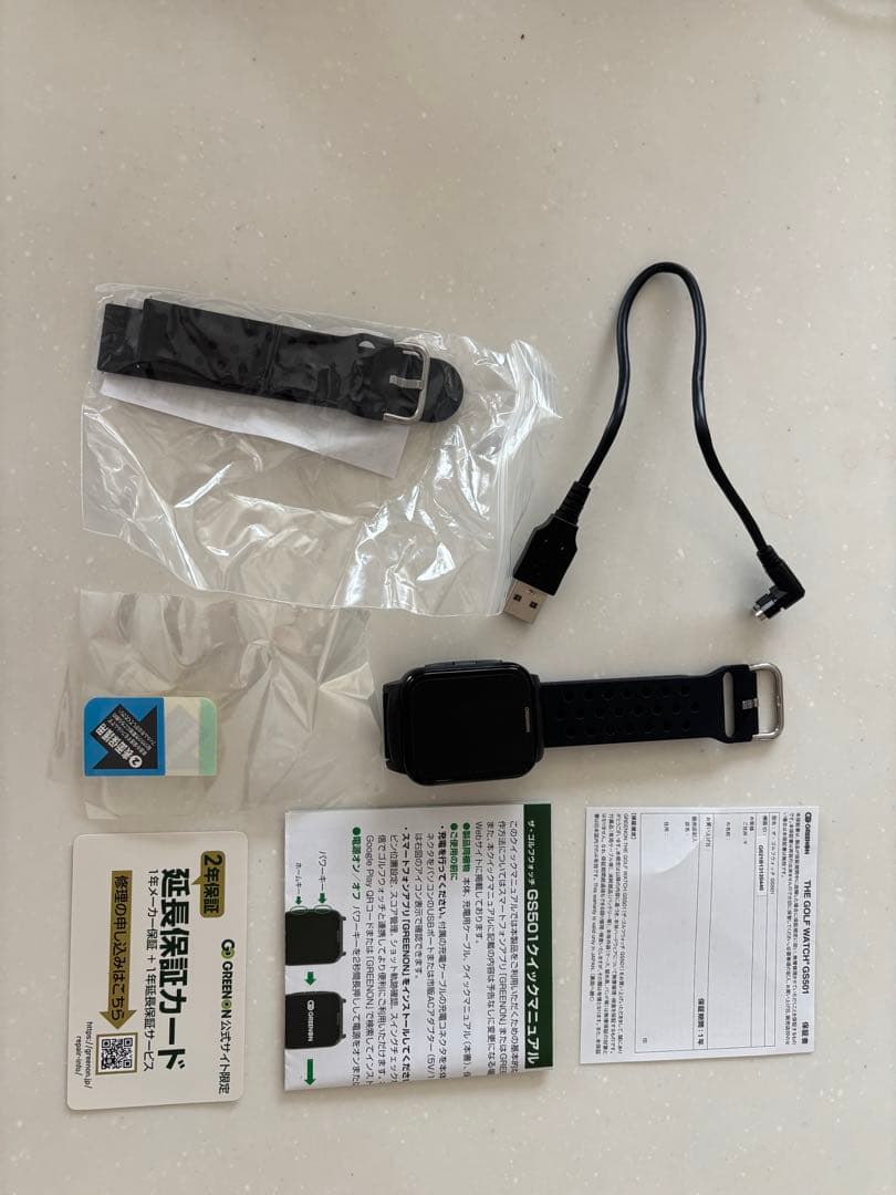 動作確認済み　GREEN ON ゴルフウォッチ GS501