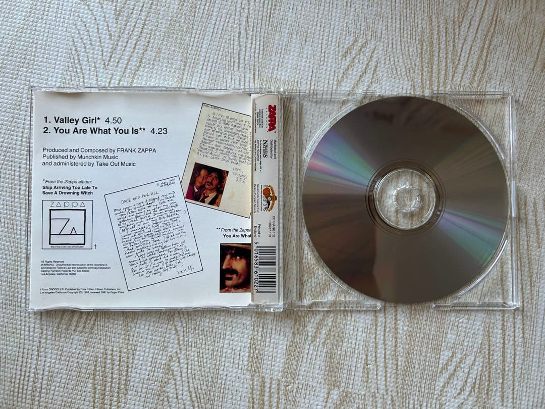 FRANK ZAPPA 輸入盤 CDシングル　5枚セット