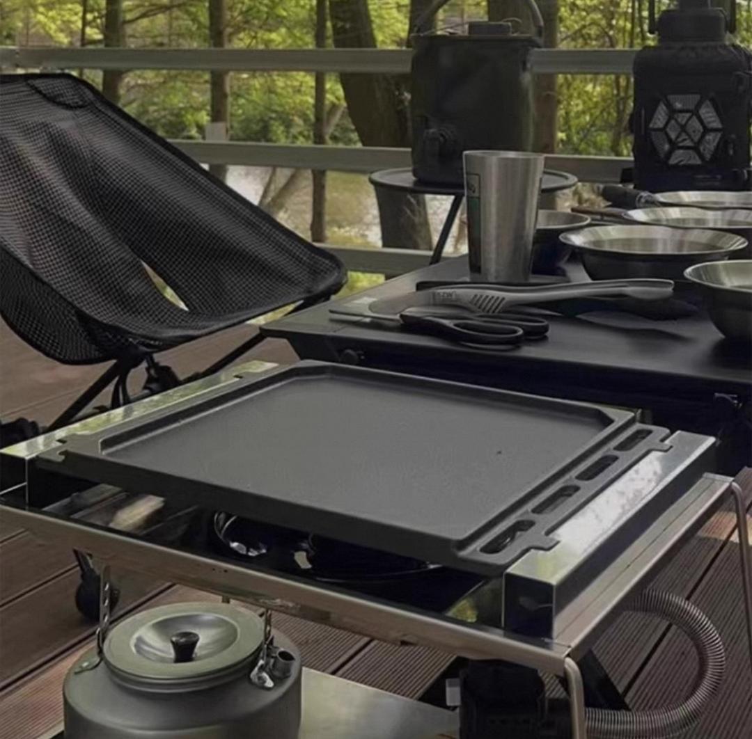 新品 スノーピーク フラットバーナー専用 本格グリル 鉄板 IGT