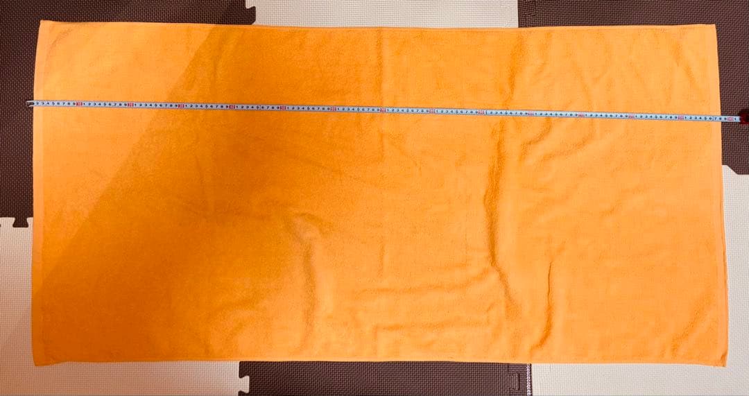 ★新品 業務用 厚手大判バスタオル★オレンジ１０枚
