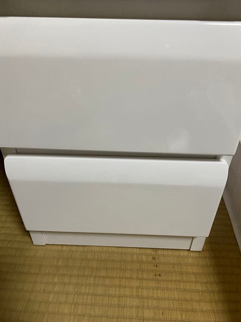 ニトリ　姿見ミラー 収納付き一体型