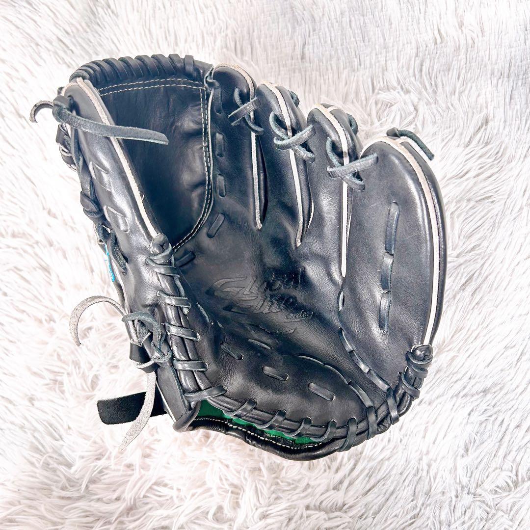 MIZUNO グローバルエリート　ダイバーシティブルー　投手用　軟式　グローブ