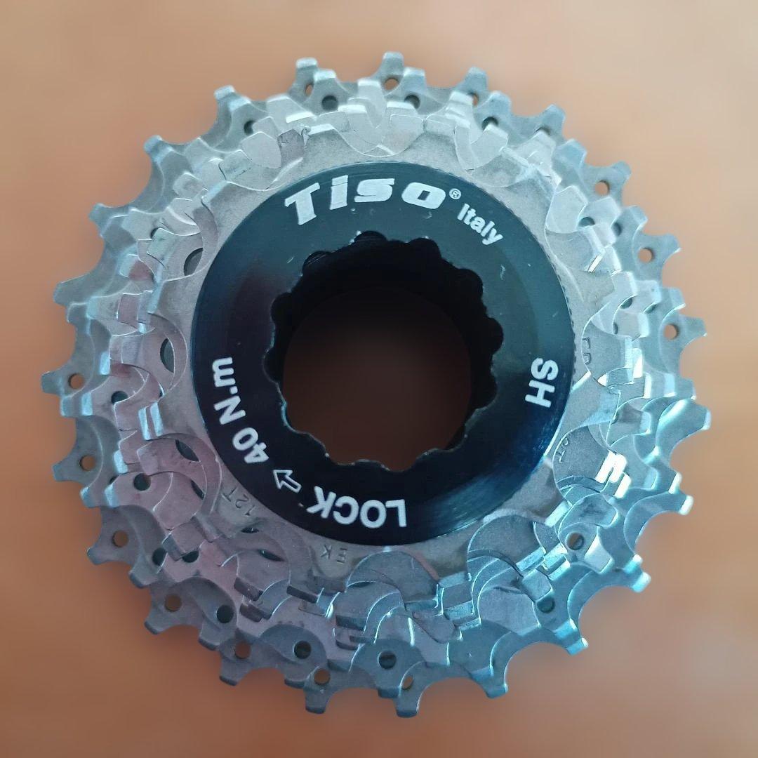 Tiso 軽量カセット 9速 12-23T シマノ互換 168g